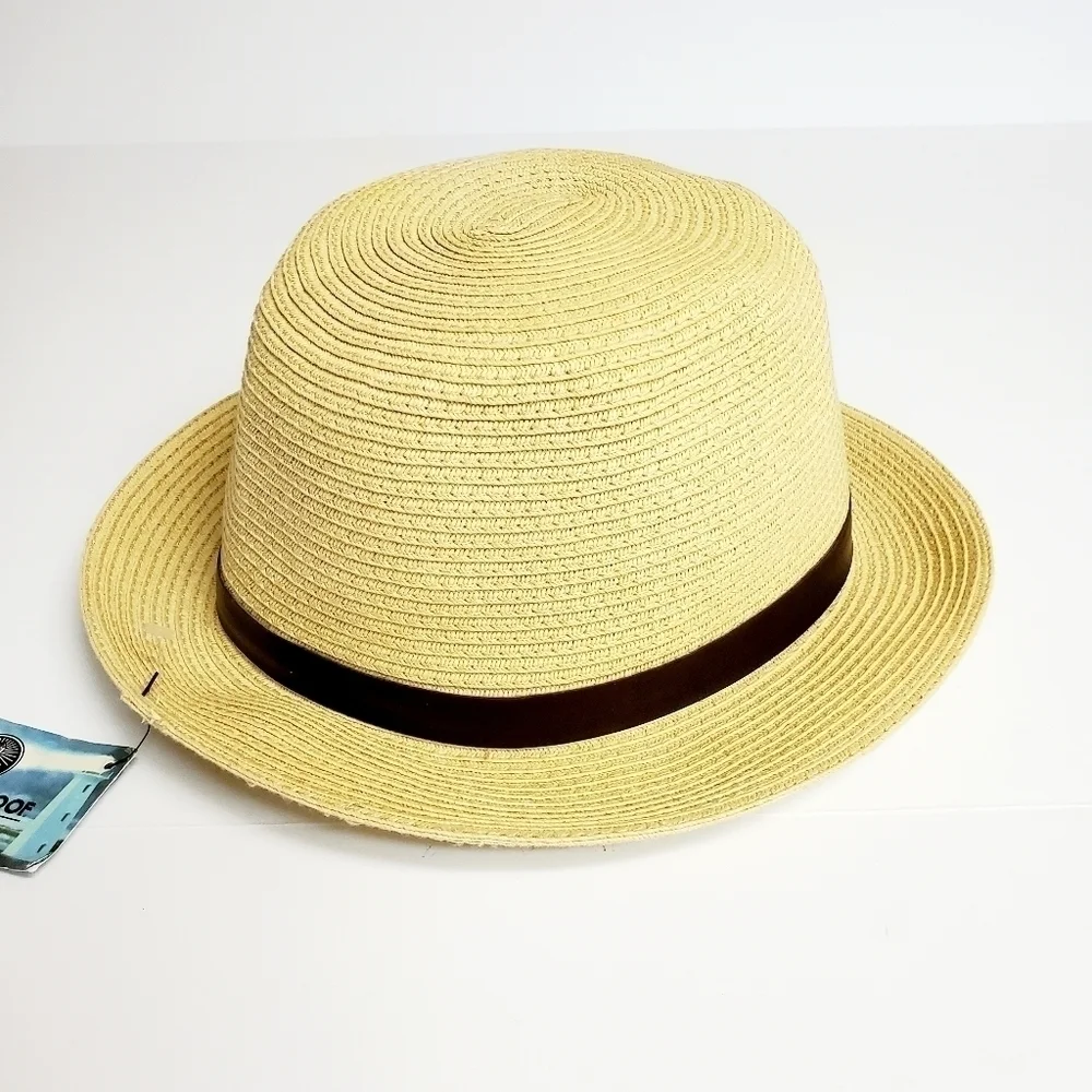 WEATHERPROOF 100% STRAW HAT